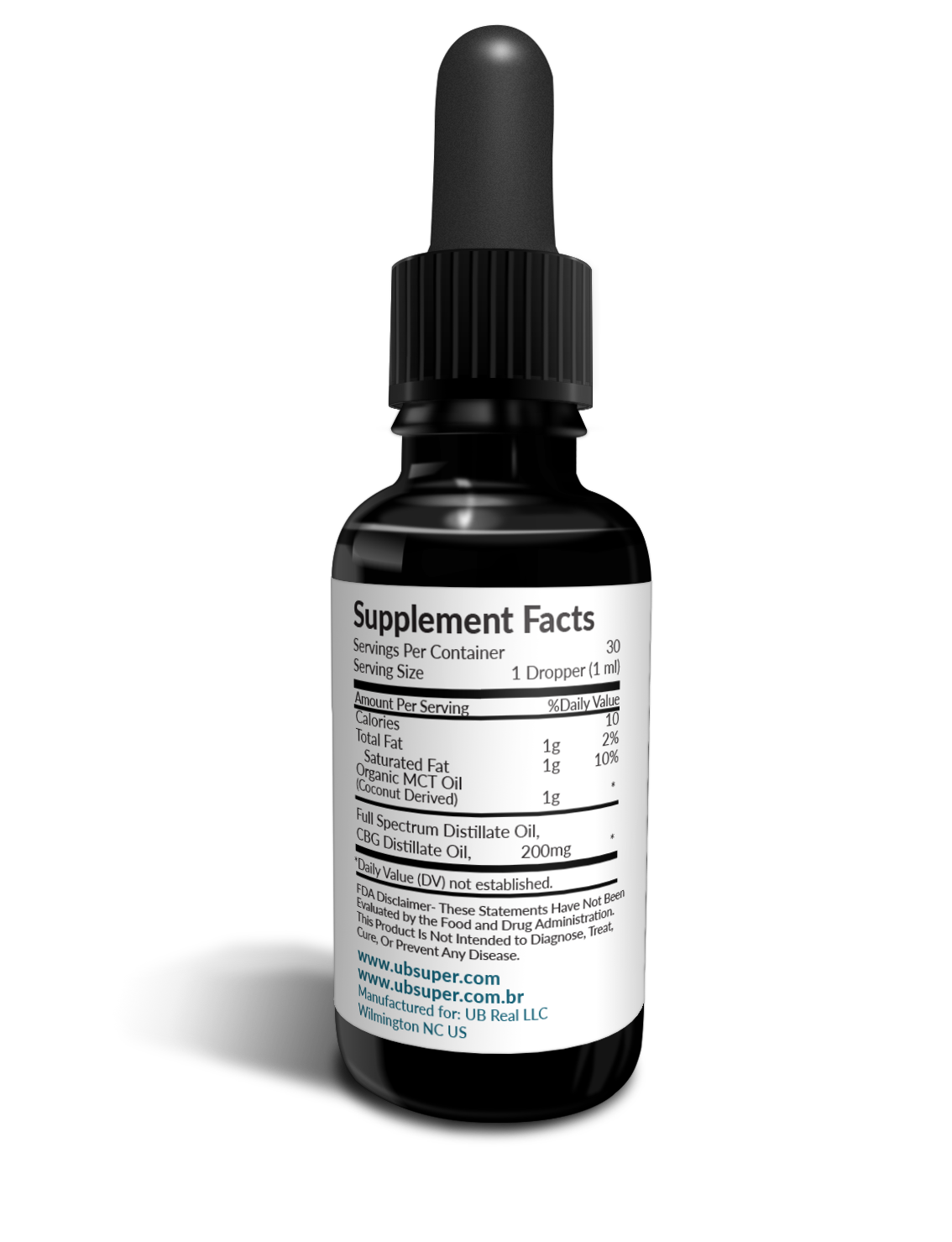 Full Spectrum Enhanced CBG Tincture - 6000 MG