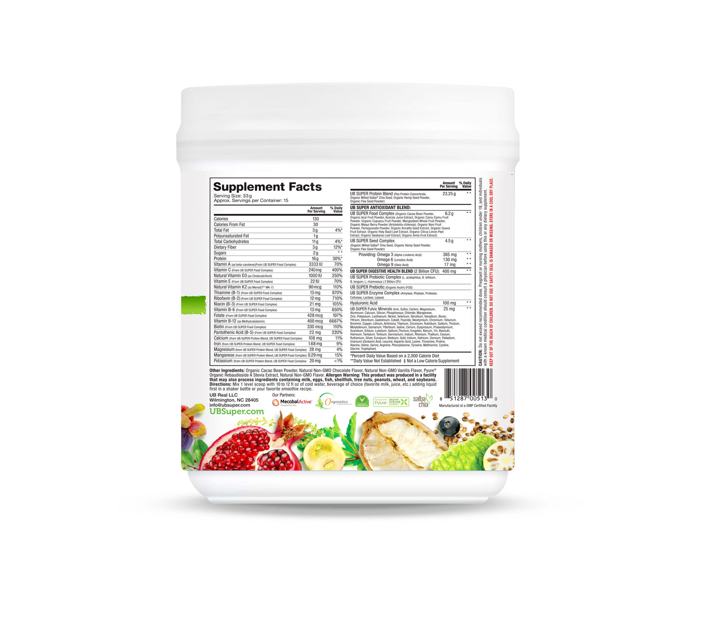Plant Based Protein Superfood Nutritional Shake (Chocolate)