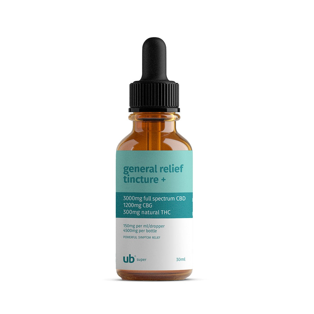 CBD:CBG:THC General Relief Full Spectrum Tincture