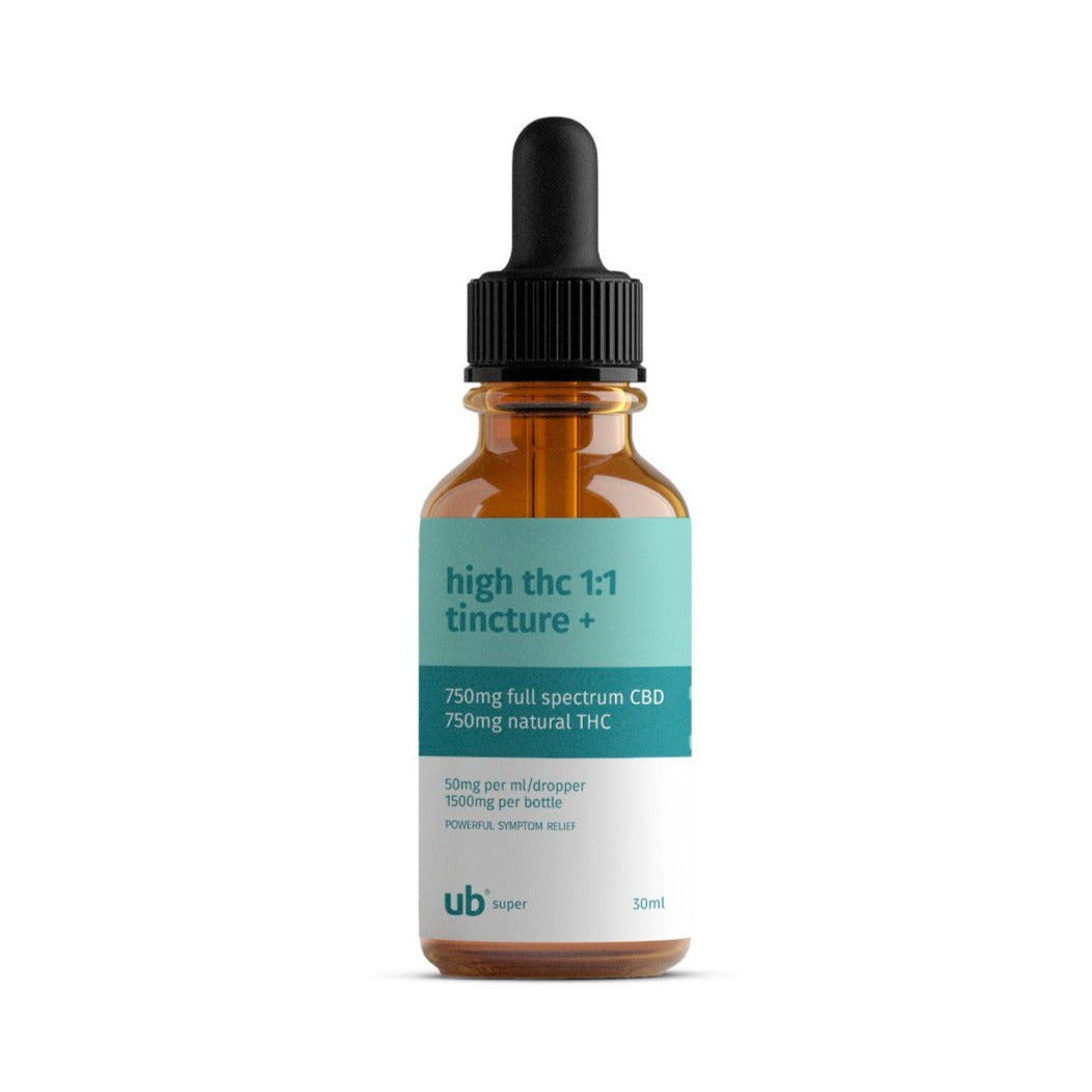 High THC 1:1 Tincture Full Spectrum CBD + THC