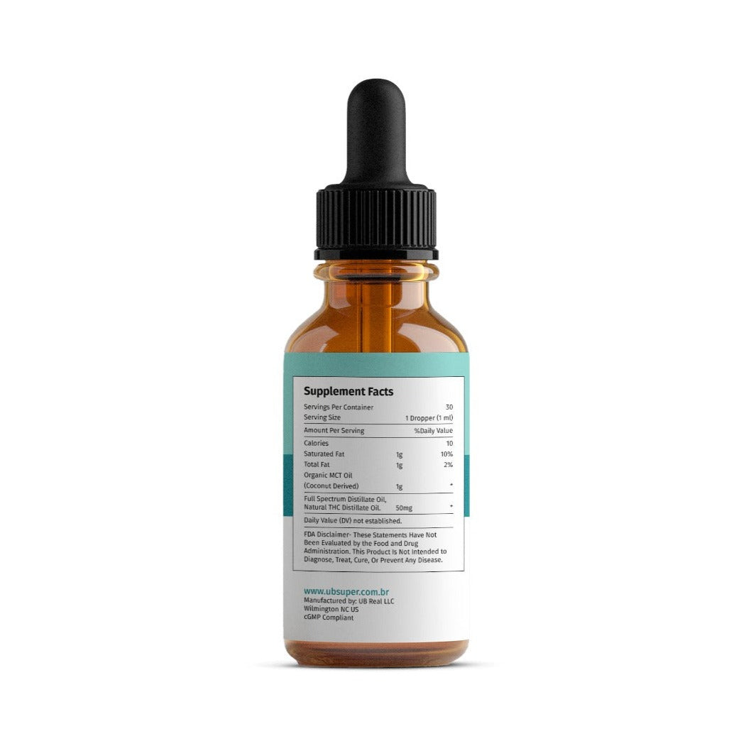 High THC 1:1 Tincture Full Spectrum CBD + THC