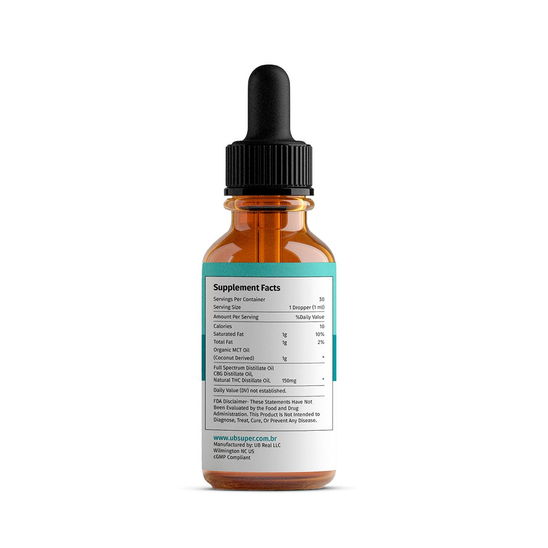 CBD:CBG:THC General Relief Full Spectrum Tincture