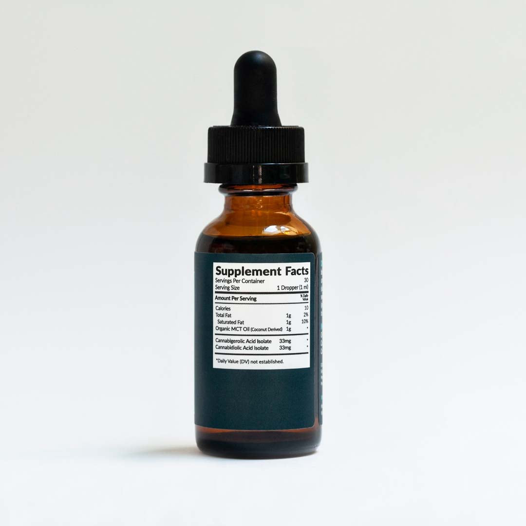 Immune Booster Enhanced CBGa & CBDa Tincture Plus