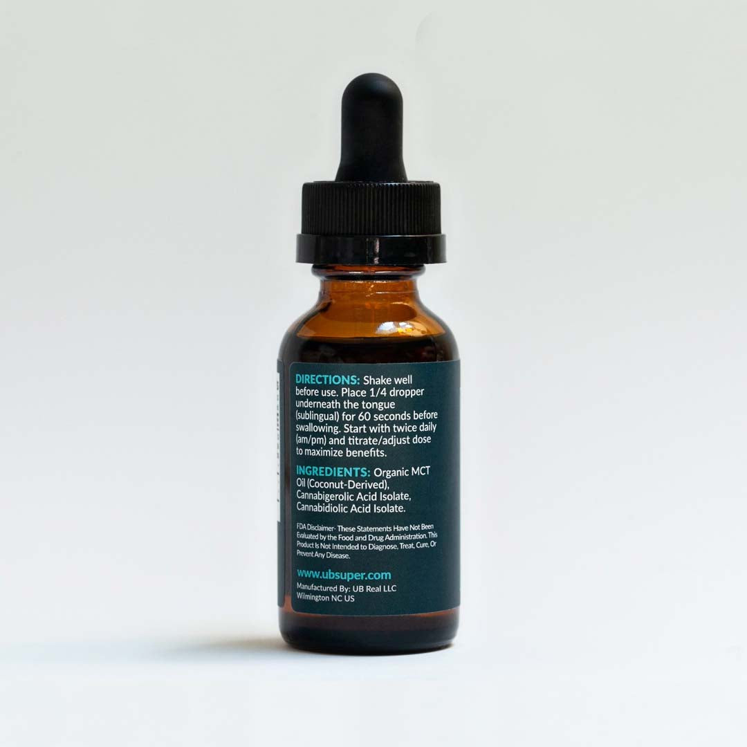 Immune Booster Enhanced CBGa & CBDa Tincture Plus