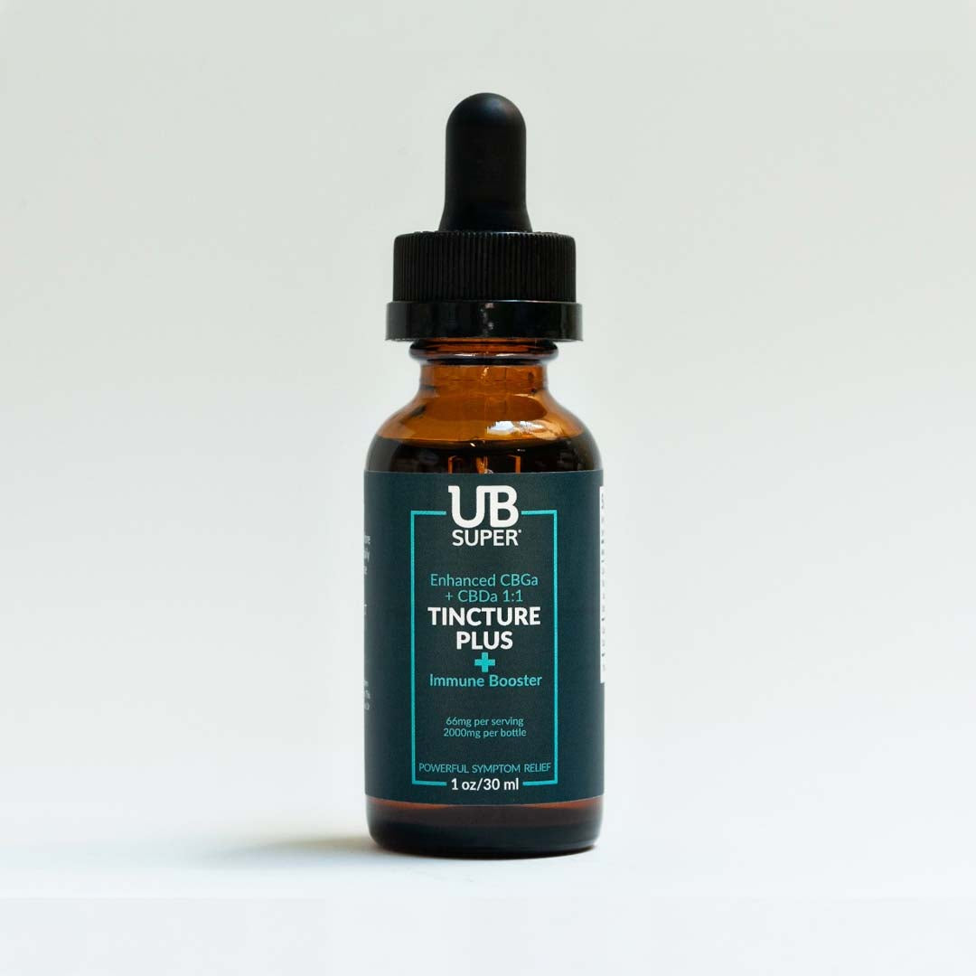 Immune Booster Enhanced CBGa & CBDa Tincture Plus